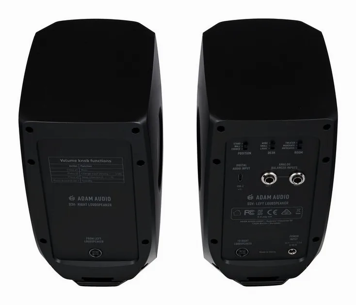 ADAM Audio D3V Black, vista 4