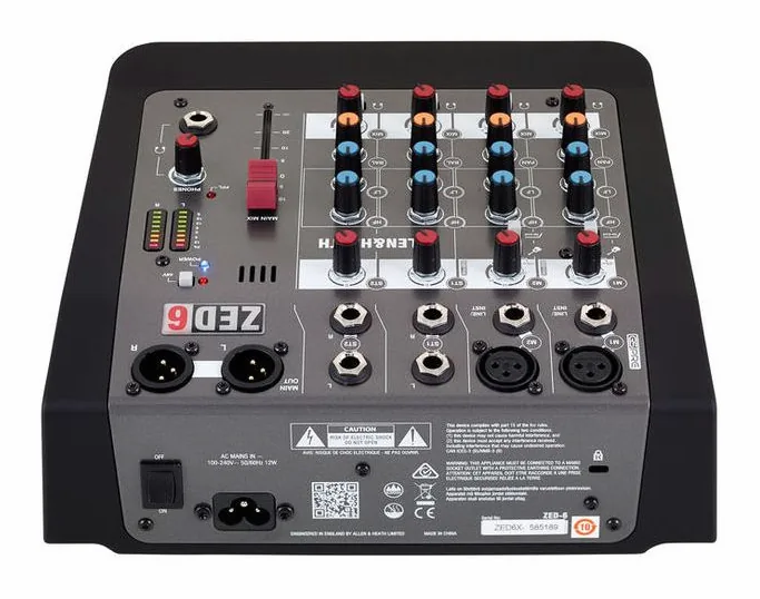 Allen & Heath ZED-6, vista 4