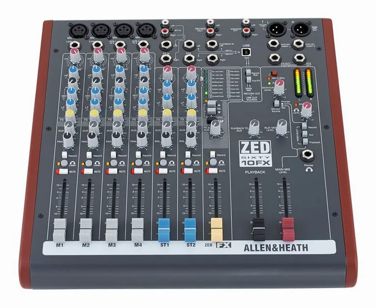 Allen & Heath ZED60-10FX, vista 2