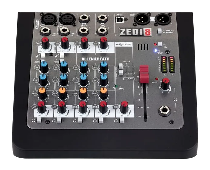Allen & Heath ZEDi-8, vista 2