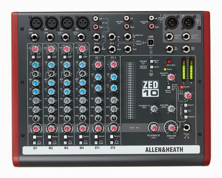 Allen & Heath ZED-10, vista 4