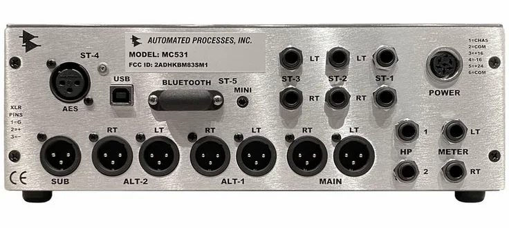 API Audio MC531 Monitor Controller, vista 3
