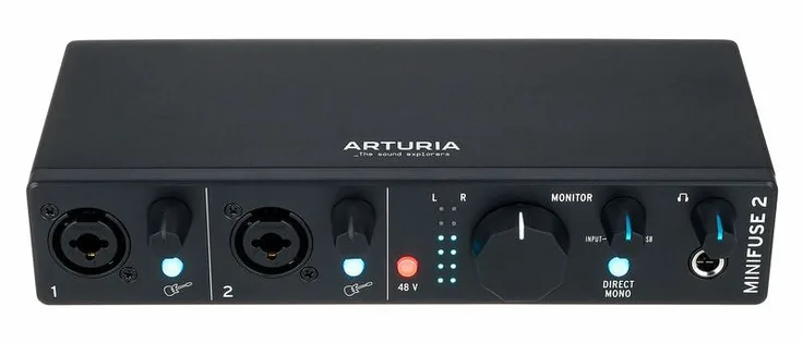 Arturia MiniFuse 2 Black, vista 2
