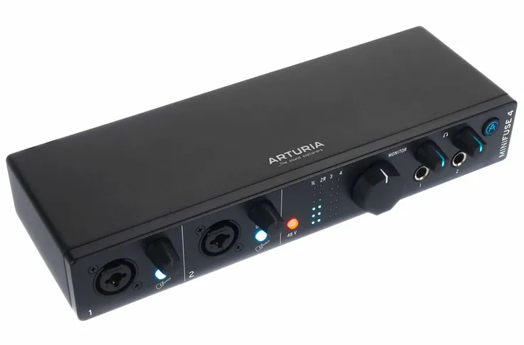 Arturia MiniFuse 4 Black, vista 3