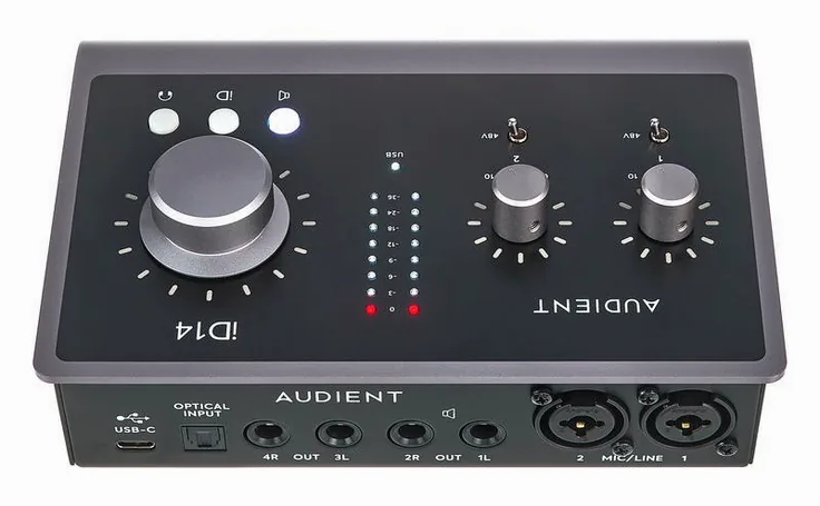 Audient iD14 MKII, vista 4