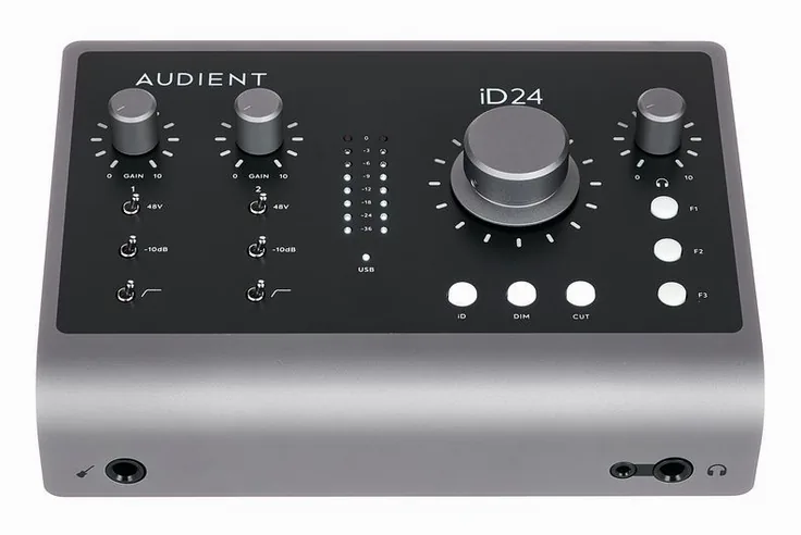 Audient iD24, vista 2