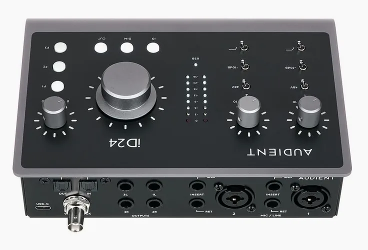 Audient iD24, vista 4