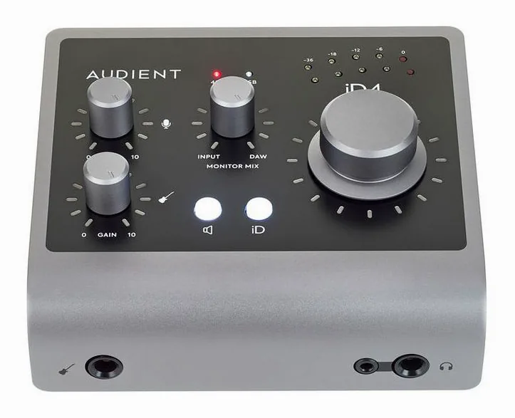 Audient iD4 MKII, vista 2