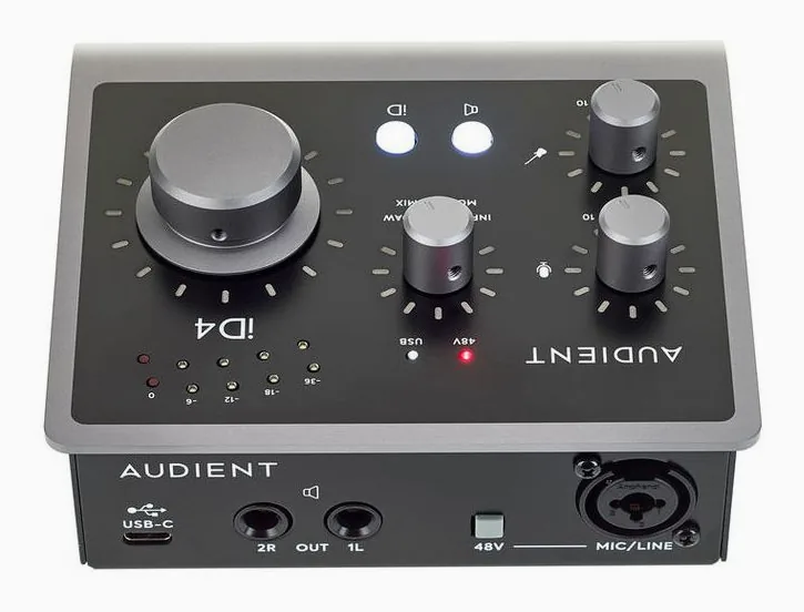 Audient iD4 MKII, vista 4