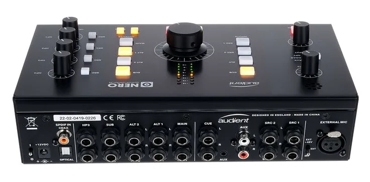 Audient Nero, vista 4