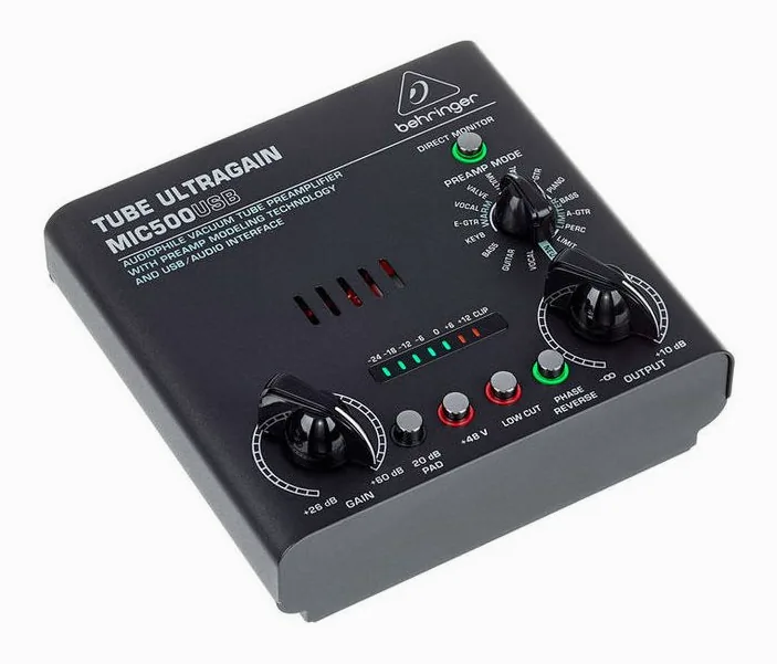 Behringer MIC500USB Tube Ultragain, vista 3