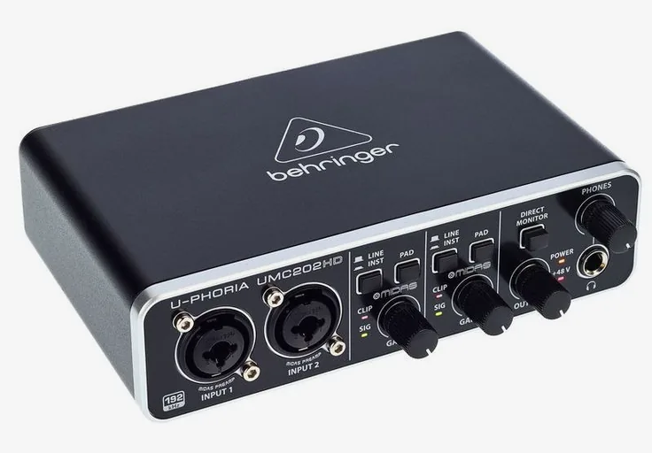 Behringer U-Phoria UMC202HD, vista 3