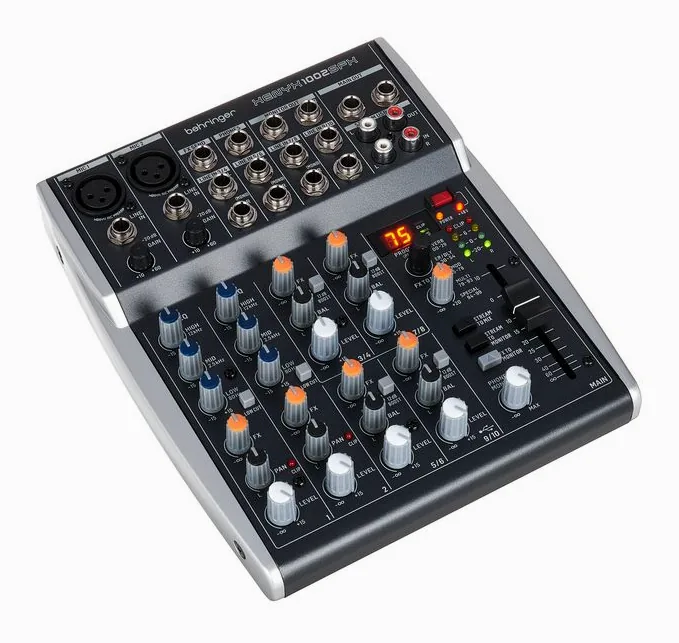 Behringer Xenyx 1002SFX, vista 3