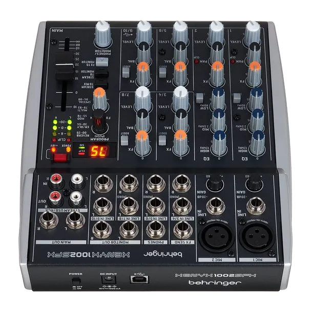 Behringer Xenyx 1002SFX, vista 4
