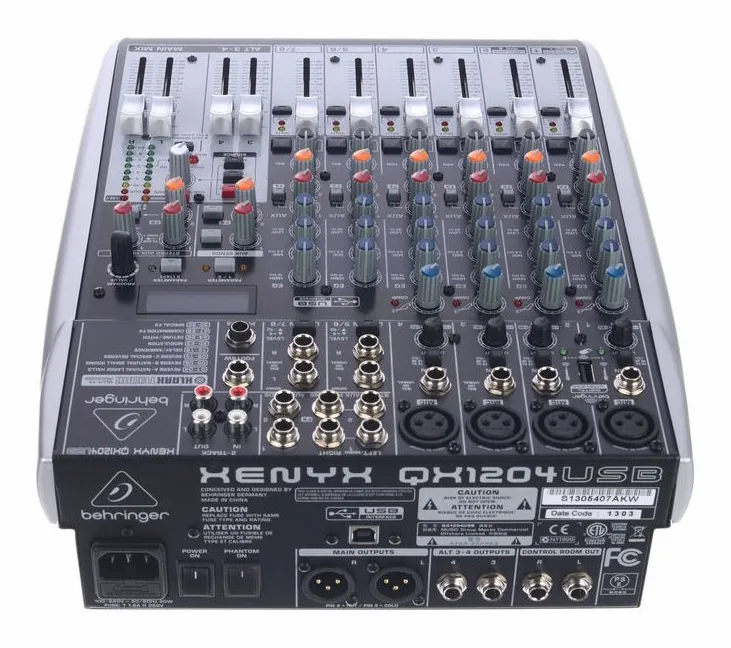 Behringer Xenyx QX1204USB, vista 3