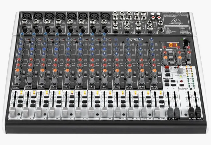 Behringer Xenyx X2222USB, vista 2