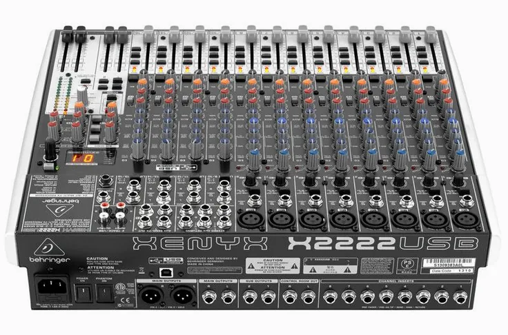 Behringer Xenyx X2222USB, vista 4