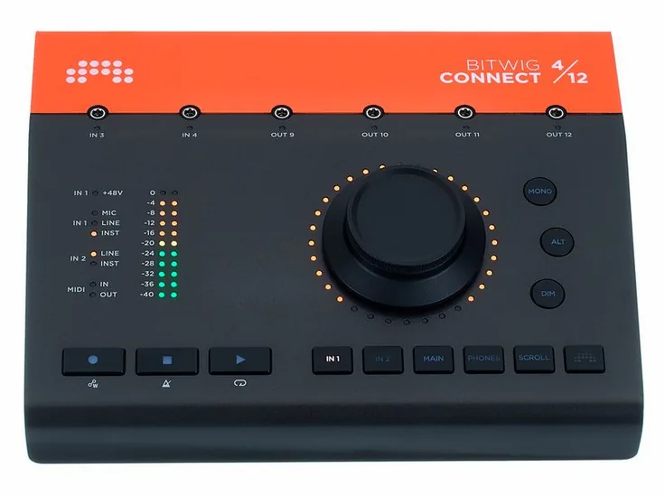 Bitwig Connect 4/12, vista 2
