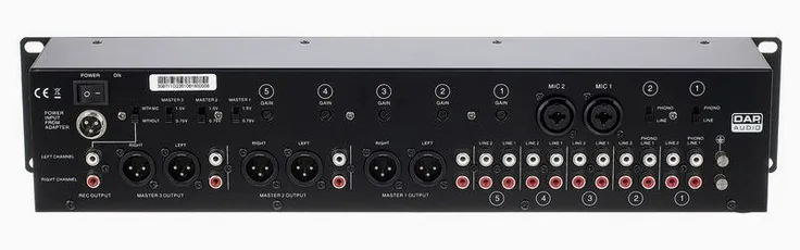 DAP-Audio IMIX-7.3, vista 4