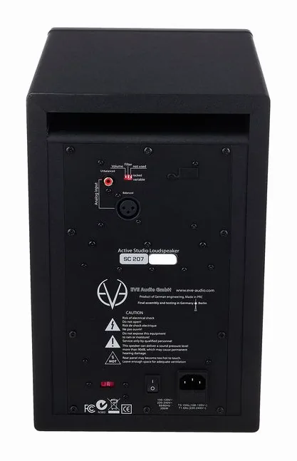 EVE Audio SC207 All Black, vista 4