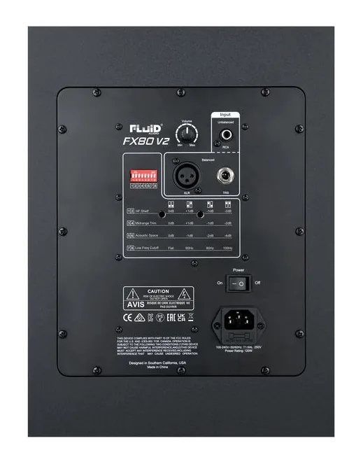 Fluid Audio FX80 V2, vista 4