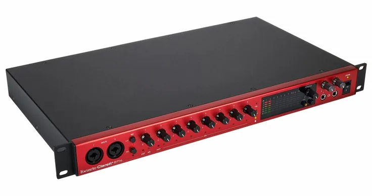 Focusrite Clarett+ 8Pre, vista 3