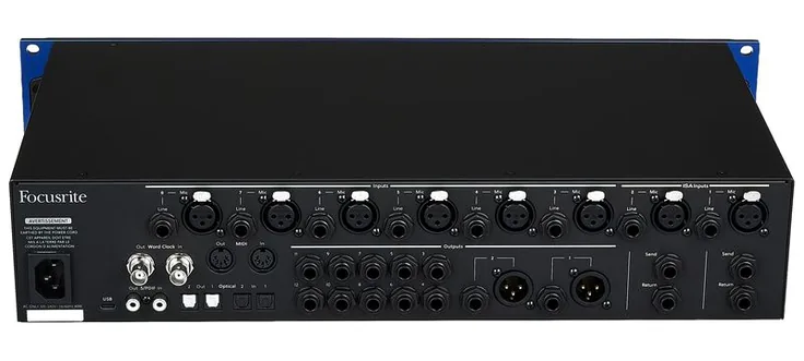 Focusrite ISA C8X, vista 4