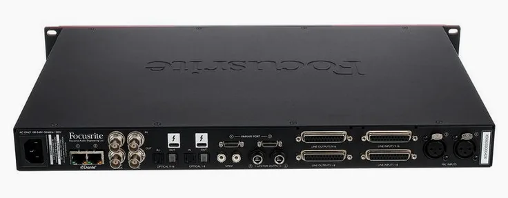Focusrite Red 16 Line, vista 4
