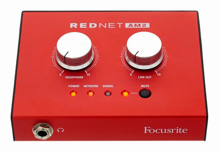 Focusrite RedNet AM2, vista 2