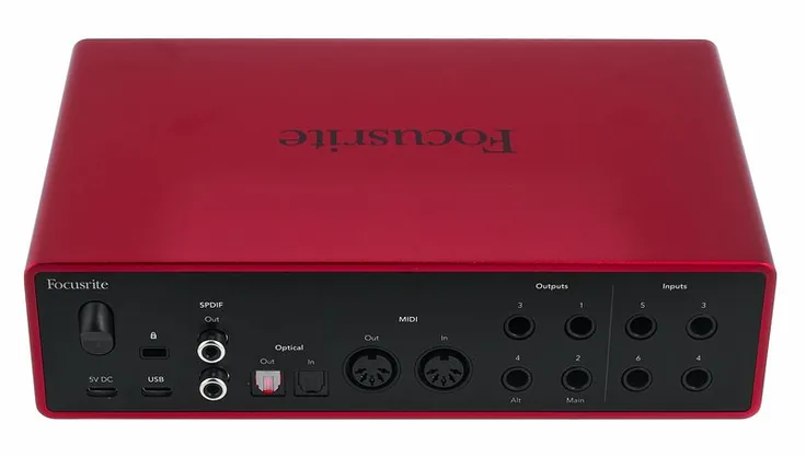 Focusrite Scarlett 16i16 4th Gen, vista 4