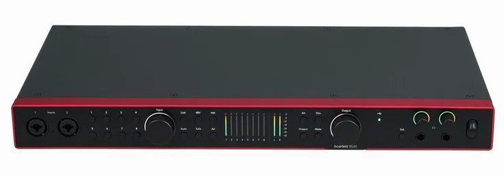 Focusrite Scarlett 18i20 4th Gen, vista 2