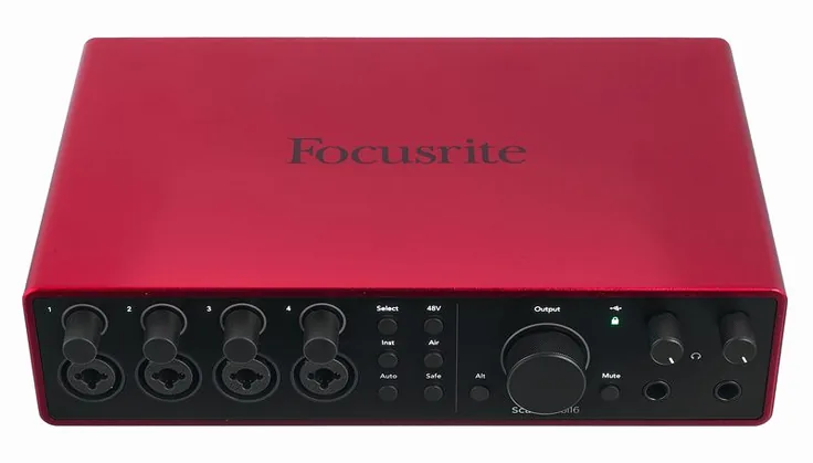 Focusrite Scarlett 18i16 4th Gen, vista 2