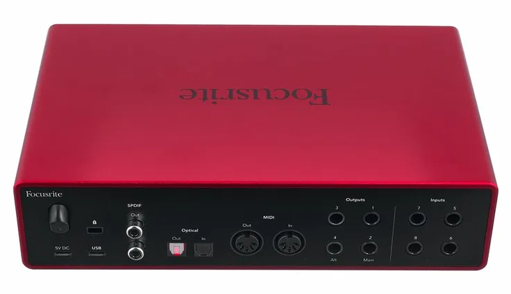 Focusrite Scarlett 18i16 4th Gen, vista 4