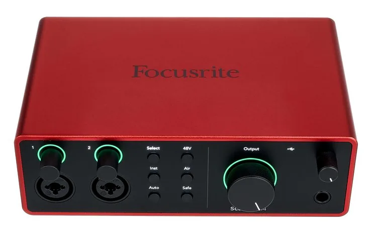 Focusrite Scarlett 4i4 4th Generation, vista 2