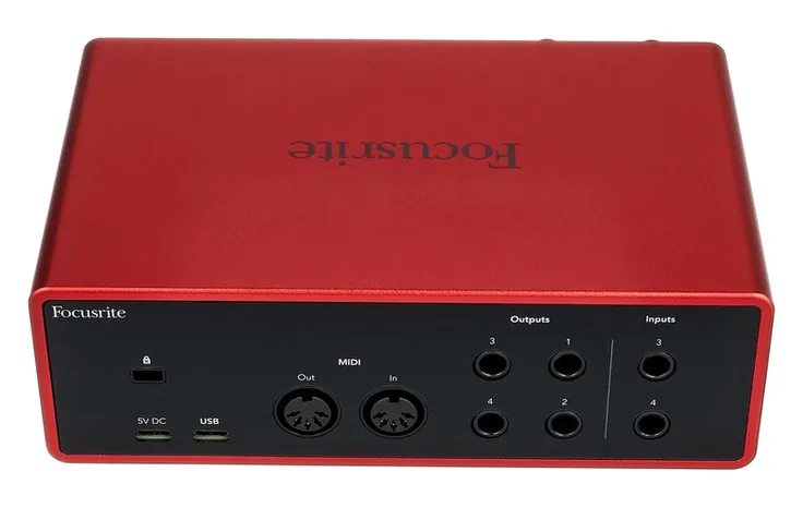 Focusrite Scarlett 4i4 4th Generation, vista 4
