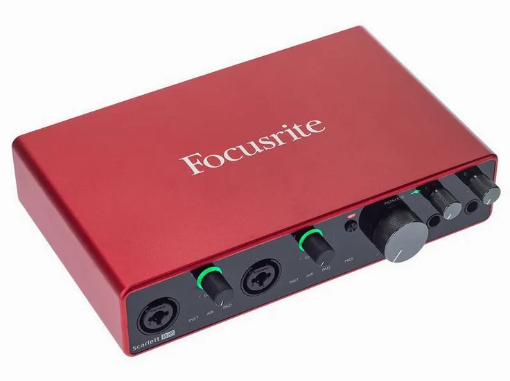 Focusrite Scarlett 8i6 3rd Gen, vista 3