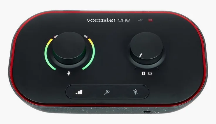 Focusrite Vocaster One, vista 2