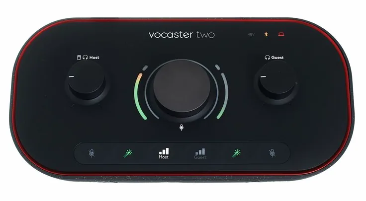 Focusrite Vocaster Two, vista 2