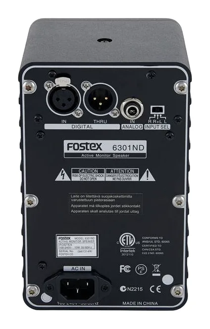 Fostex 6301ND, vista 4