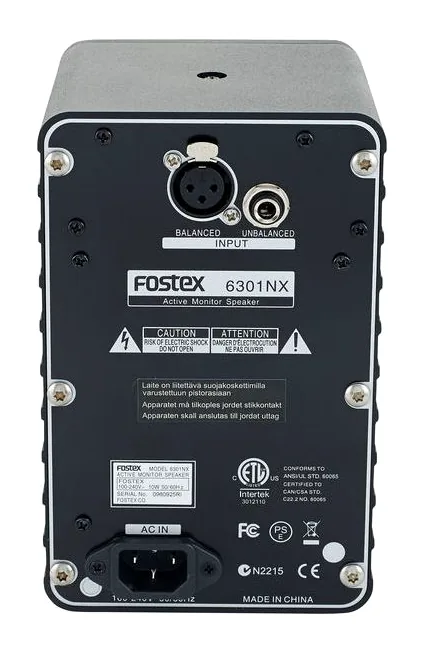 Fostex 6301NX, vista 4