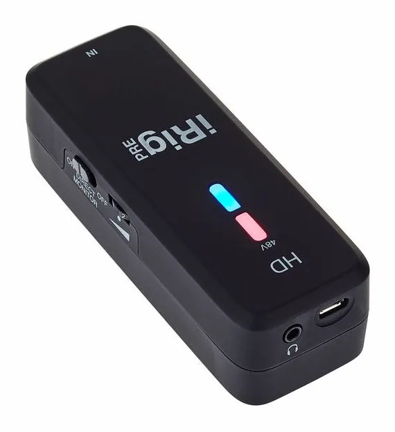 IK Multimedia iRig Pre HD, vista 3