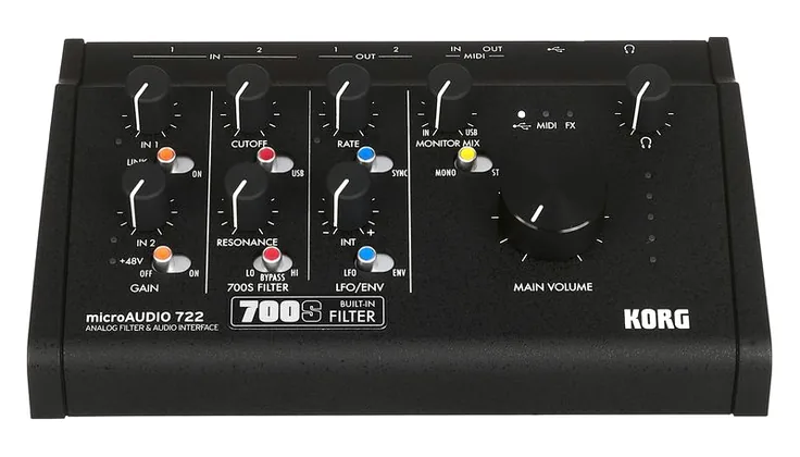 Korg microAUDIO 722, vista 2