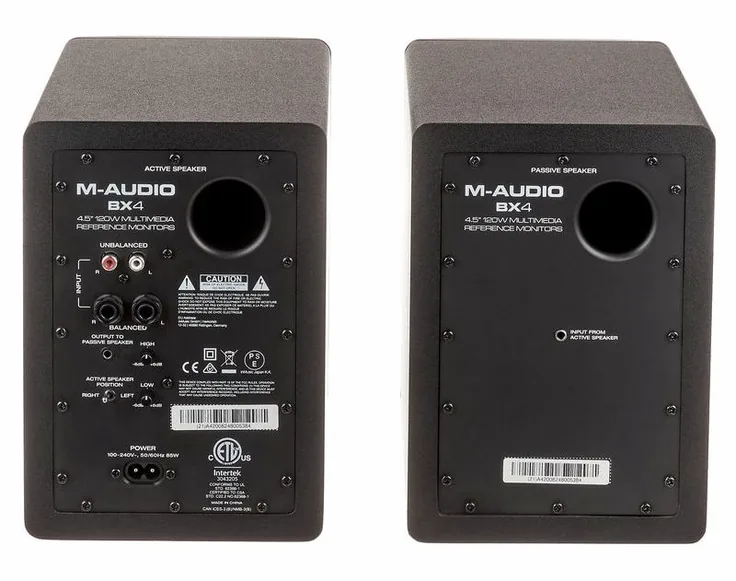 M-Audio BX4, vista 4