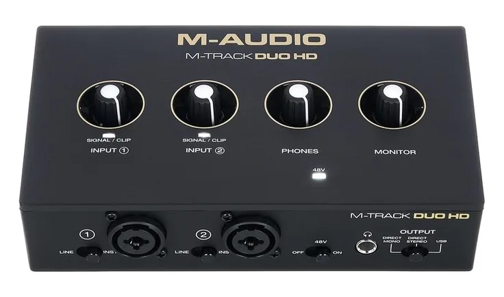 M-Audio M-Track Duo HD, vista 2