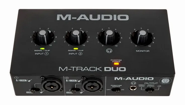 M-Audio M-Track DUO, vista 2