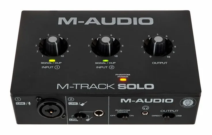 M-Audio M-Track Solo, vista 2