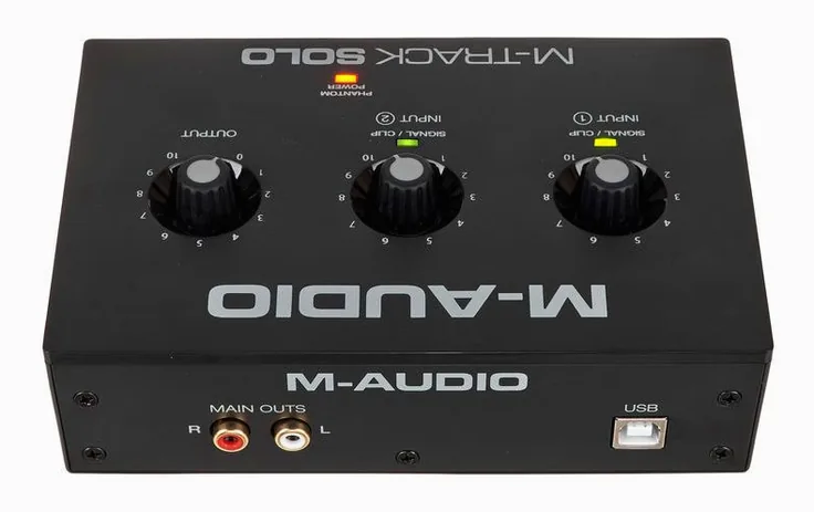 M-Audio M-Track Solo, vista 4
