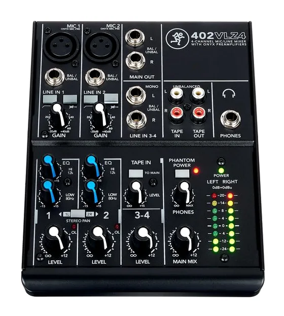 Mackie 402 VLZ4, vista 2