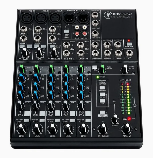 Mackie 802 VLZ4, vista 2