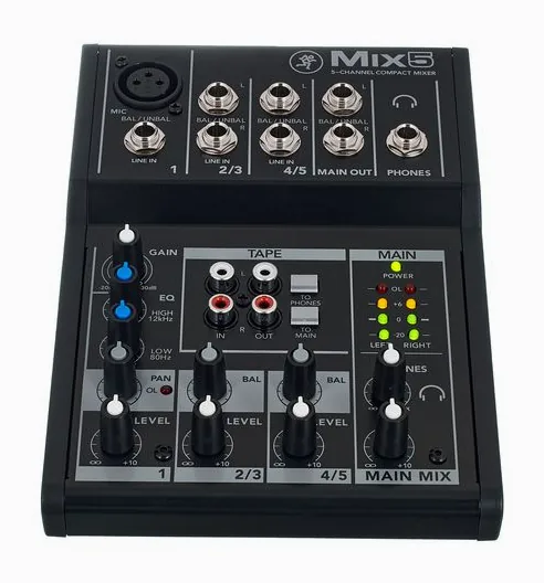 Mackie Mix5, vista 2